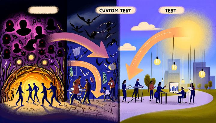 Три этапа заказных тестов 